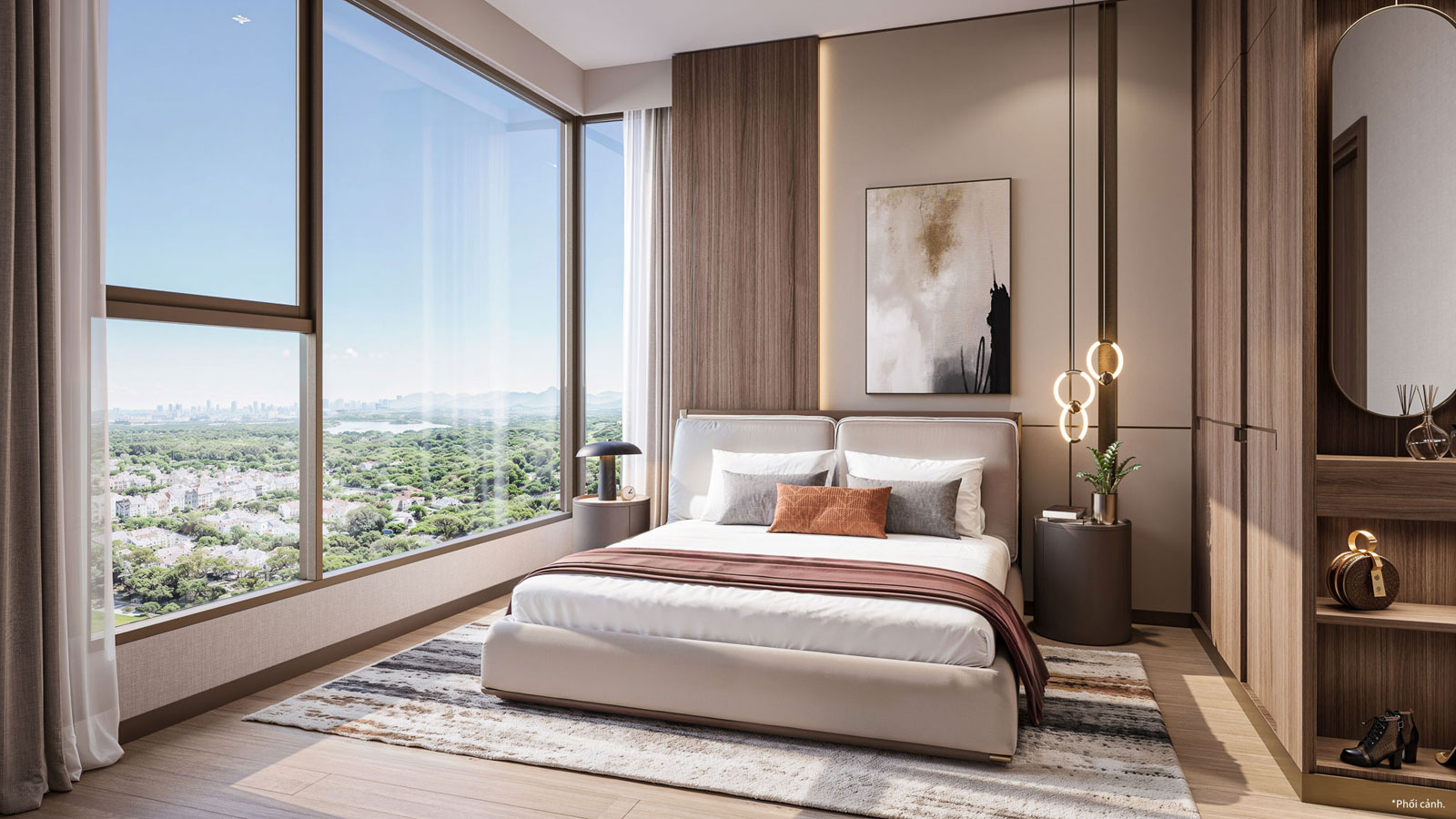 Apartment Interior_masteri Grand Avenue_bedroom