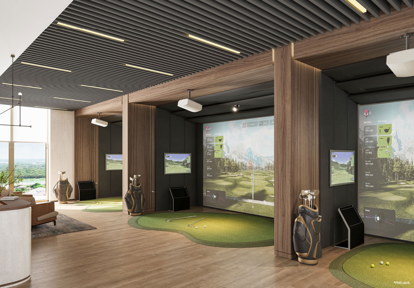 Masteri Grand Avenue_golf Simulation Room