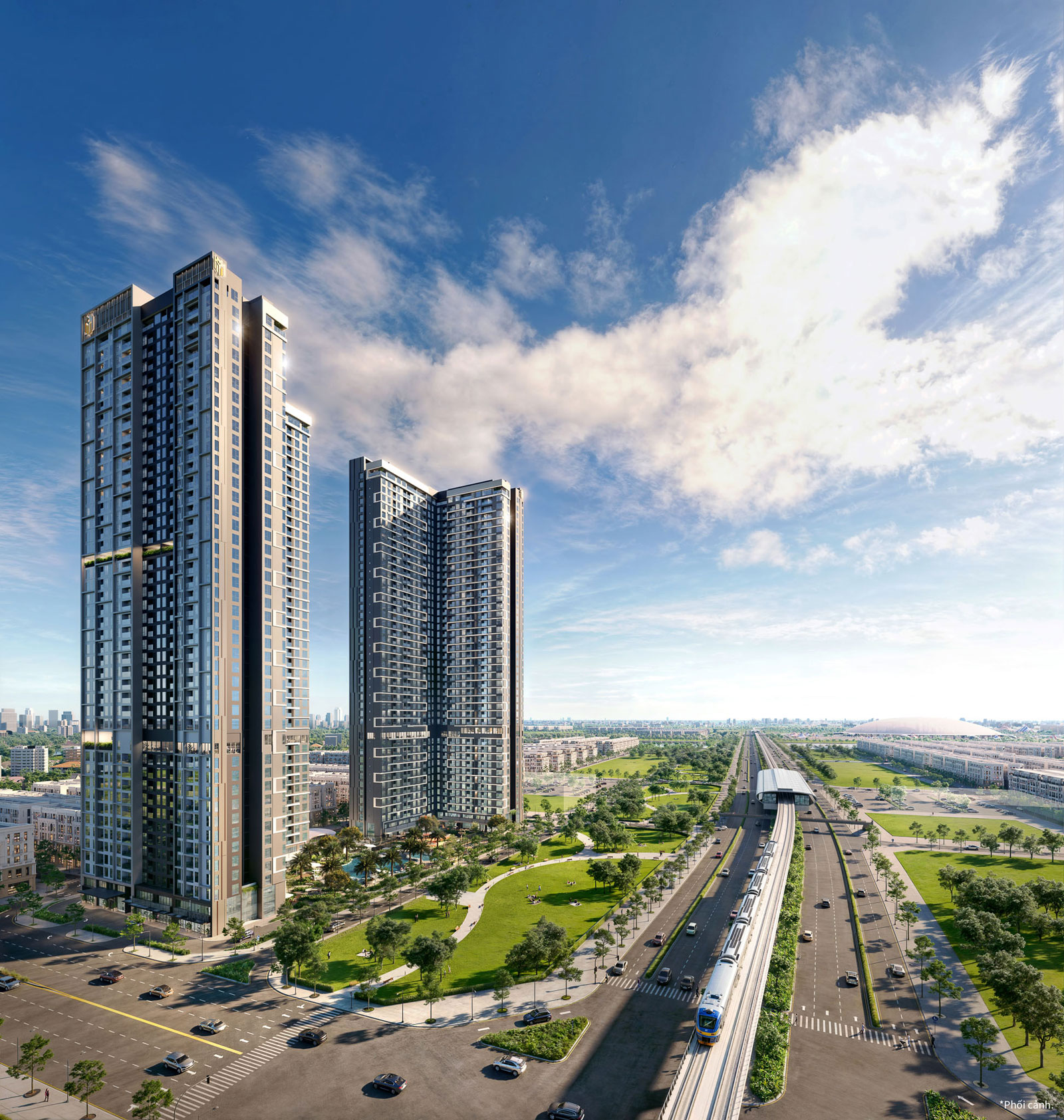 Masteri Grand Avenue_building Perspective