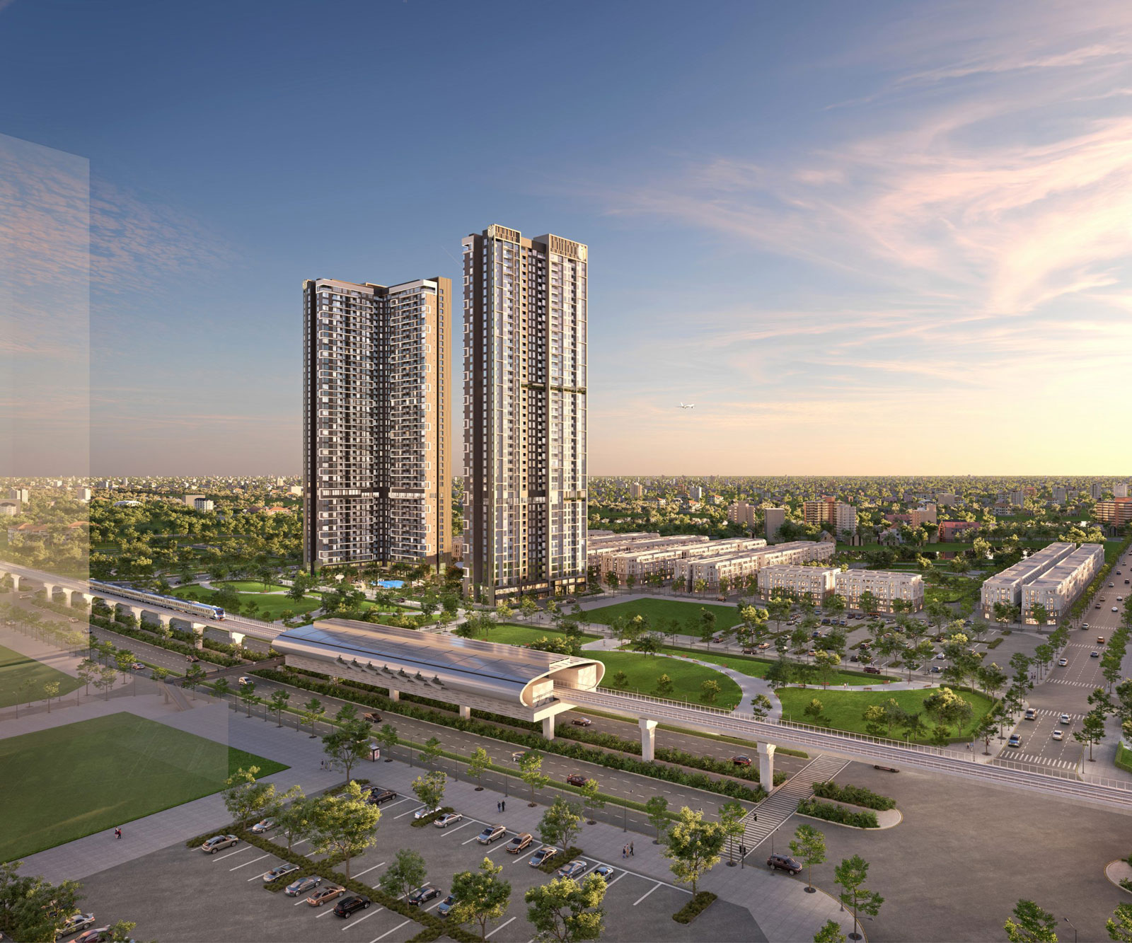 Project Overall Perspective_masteri Grand Avenue