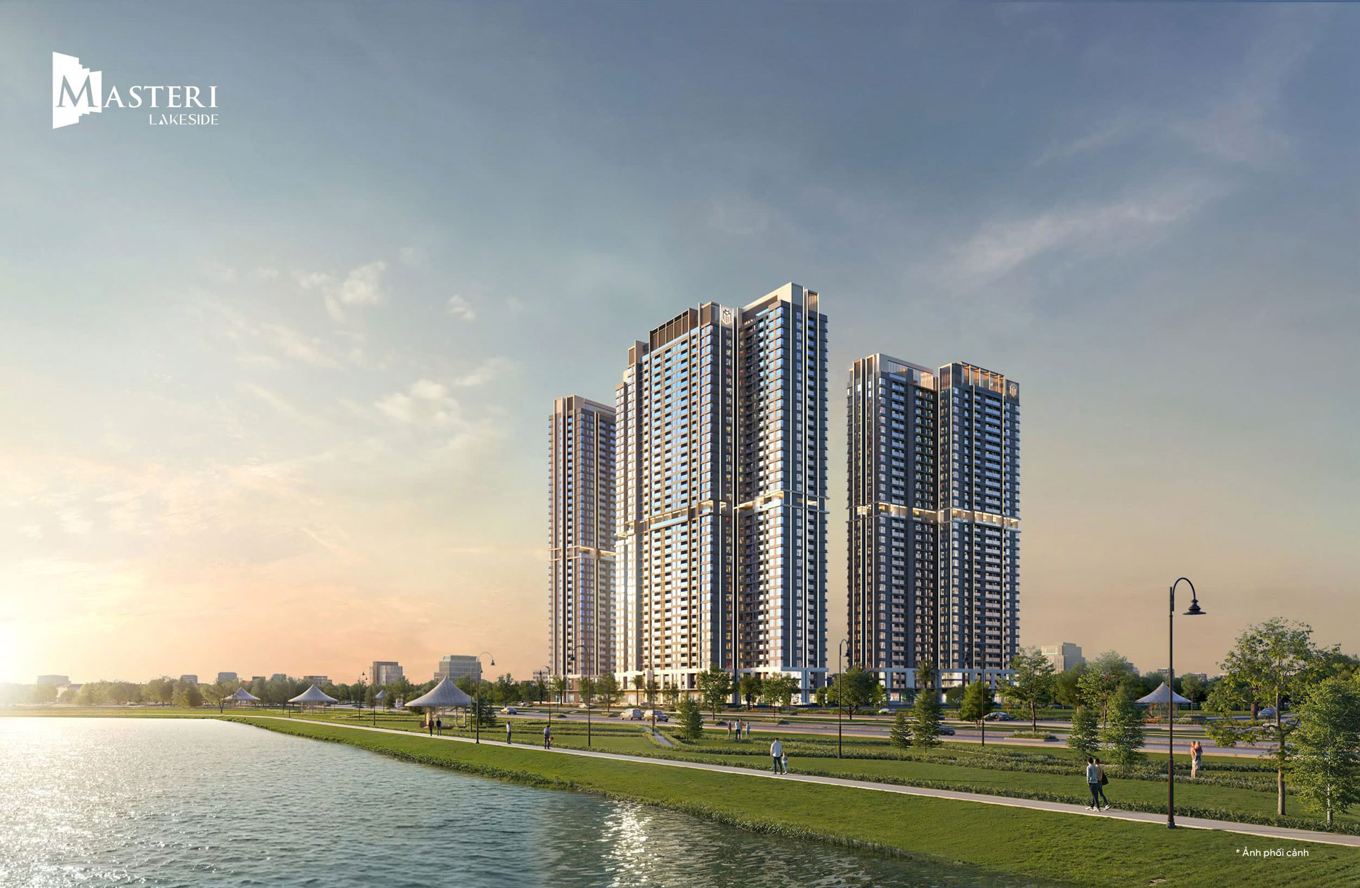 Masteri Lakeside_building Perspective